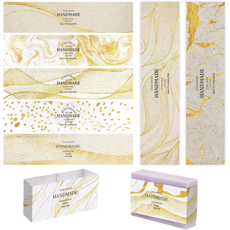 Soap Making For Beginners Book - 90pcs Soap Wrappers 9 Styles Soap