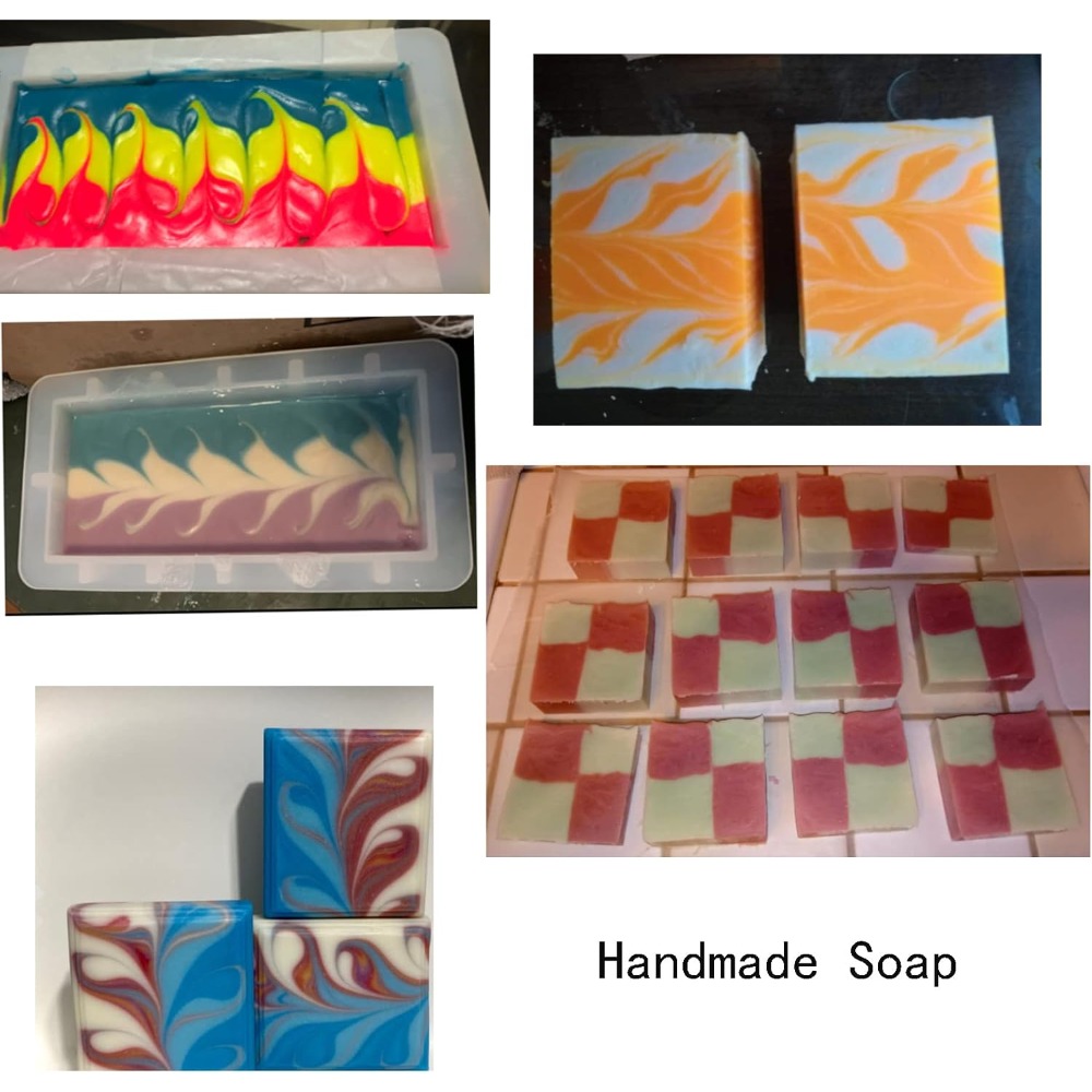 1 Pack 5pcs Silicone Loaf Soap - Soap Making For Beginners Book reseña y precio