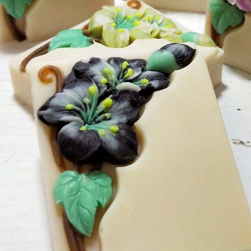Pretty Floral Soap Mold Rectan - Soap Making Cold Process reseña y precio