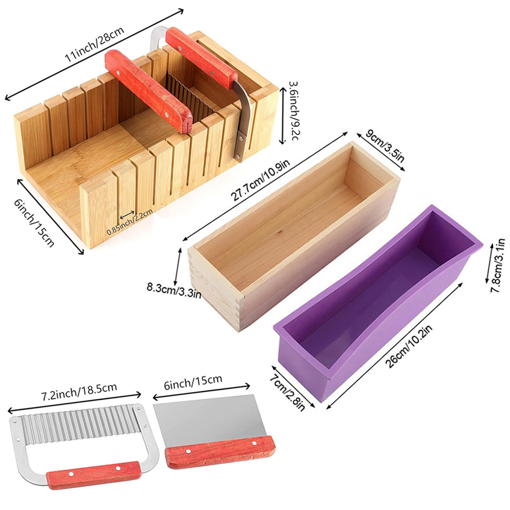 DIY Handmade Soap Making Kit B - Soap Mold Silicone Loaf reseña y precio