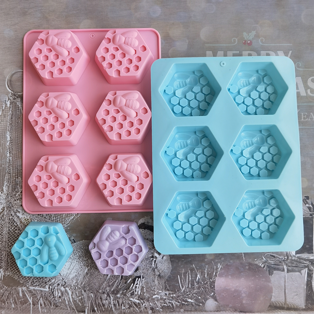 Silicone Hexagonal Bee Soap Mo - Soap Mold Silicone Loaf reseña y precio