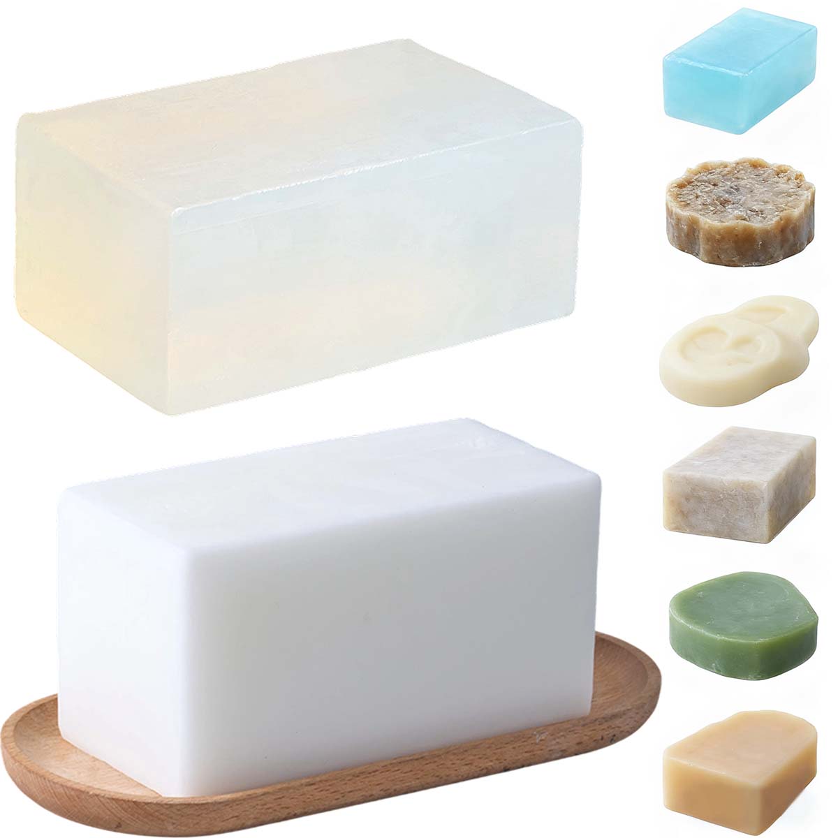 1000g Clear White Soap Base DI - Soap Making Raw Material reseña y precio