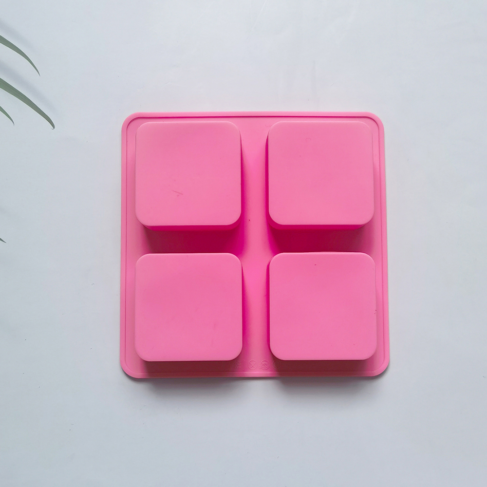 Handmade 4 Holes Square Silico - Soap Mold Silicone Loaf reseña y precio