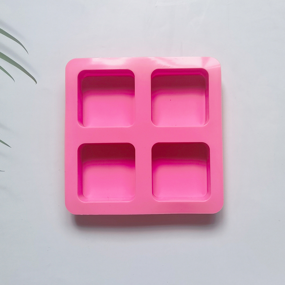 Handmade 4 Holes Square Silico - Soap Mold Silicone Loaf reseña y precio