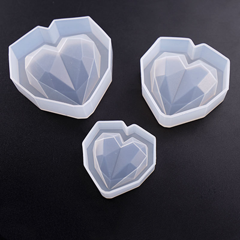 1Pcs 3D Love Heart Design Sili - Soap Mold Silicone Loaf reseña y precio