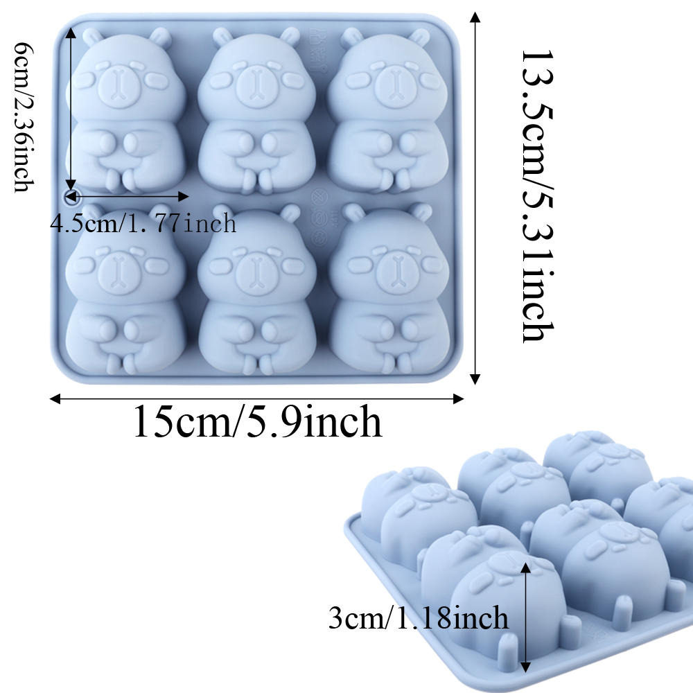 1 Silicone Cake Mold in the Sh - Soap Making Material reseña y precio