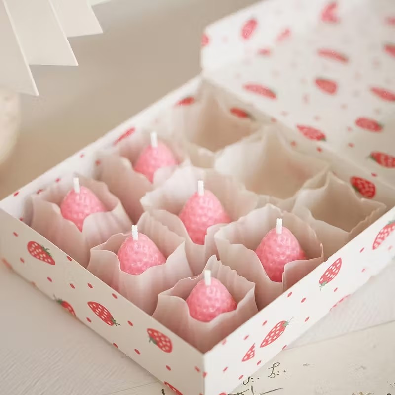 Strawberry Silicone Candle Mol - Soap Making Material reseña y precio