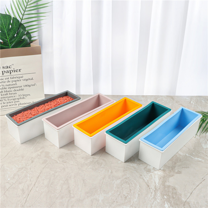 Plastic box + Silicone inner s - Soap Mold Silicone Loaf reseña y precio
