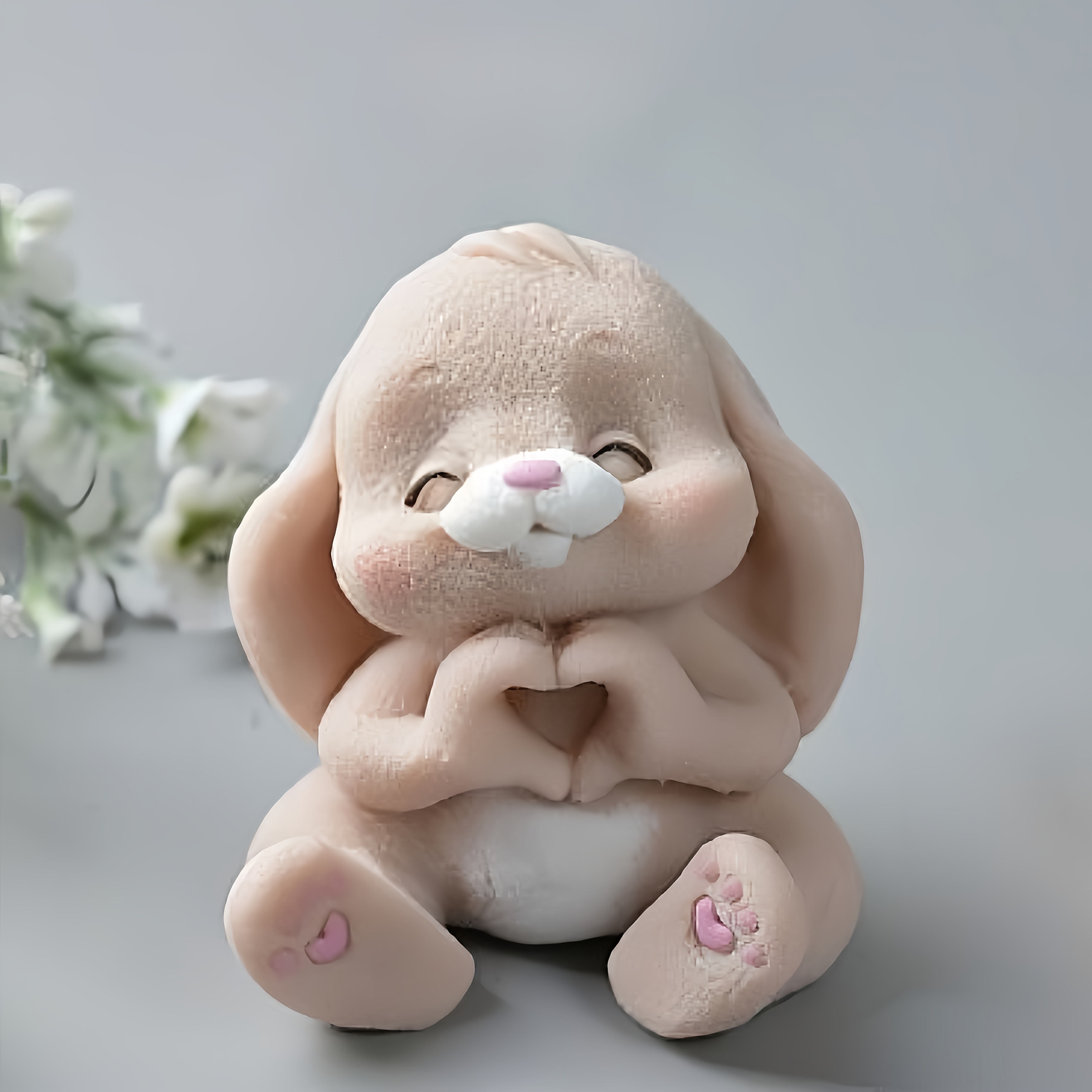 1pc Adorable Rabbit Resin Sili - Soap Making Material reseña y precio
