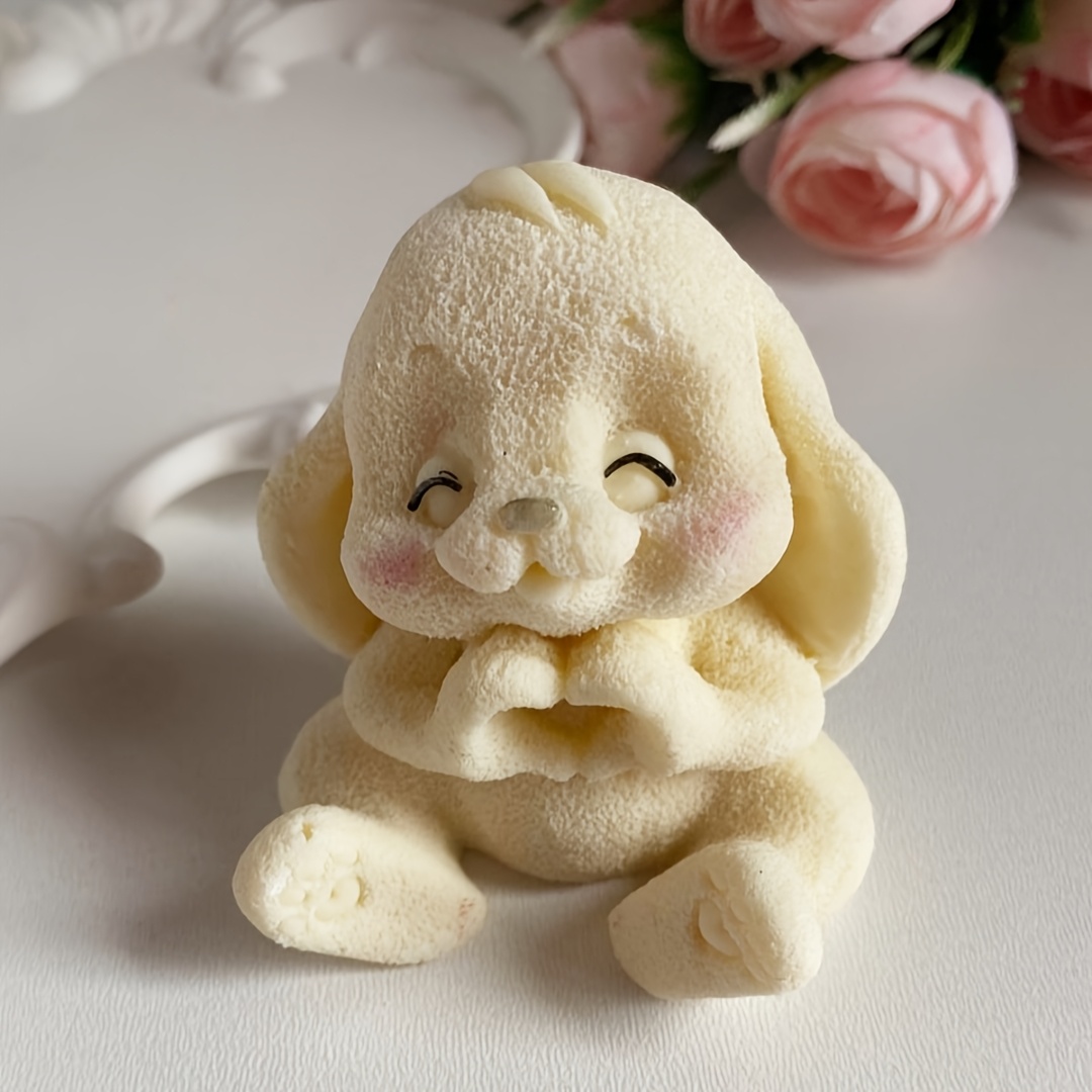 1pc Adorable Rabbit Resin Sili - Soap Making Material reseña y precio