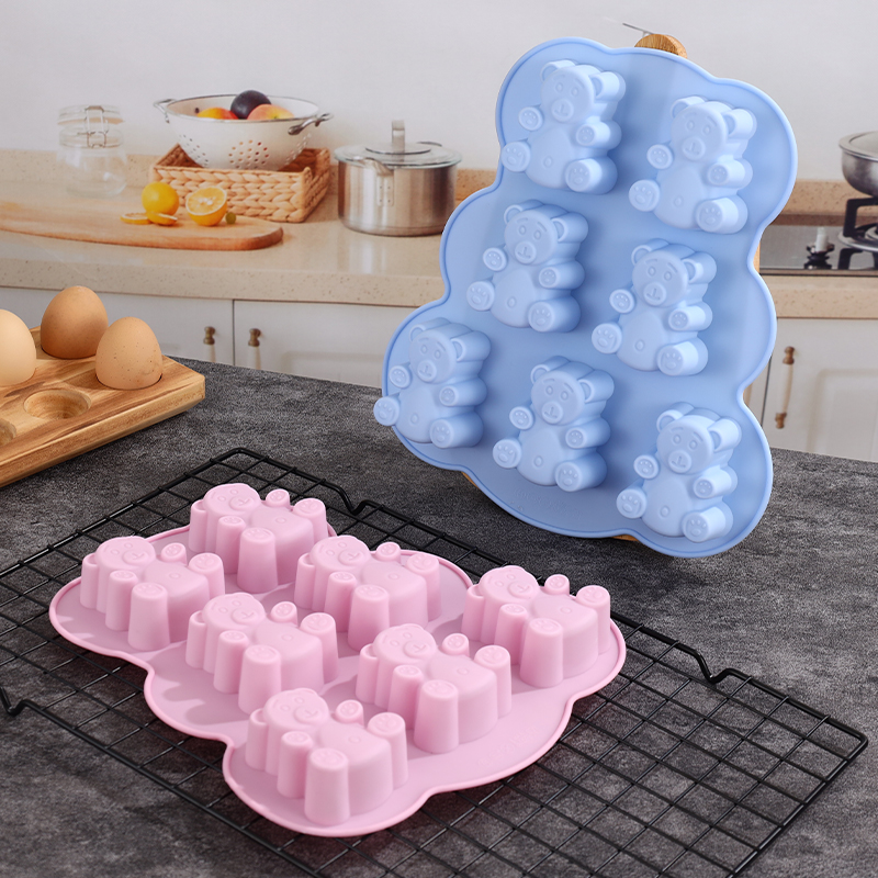 Silicone Gummy Bear Molds,Jell - Soap Making Material reseña y precio