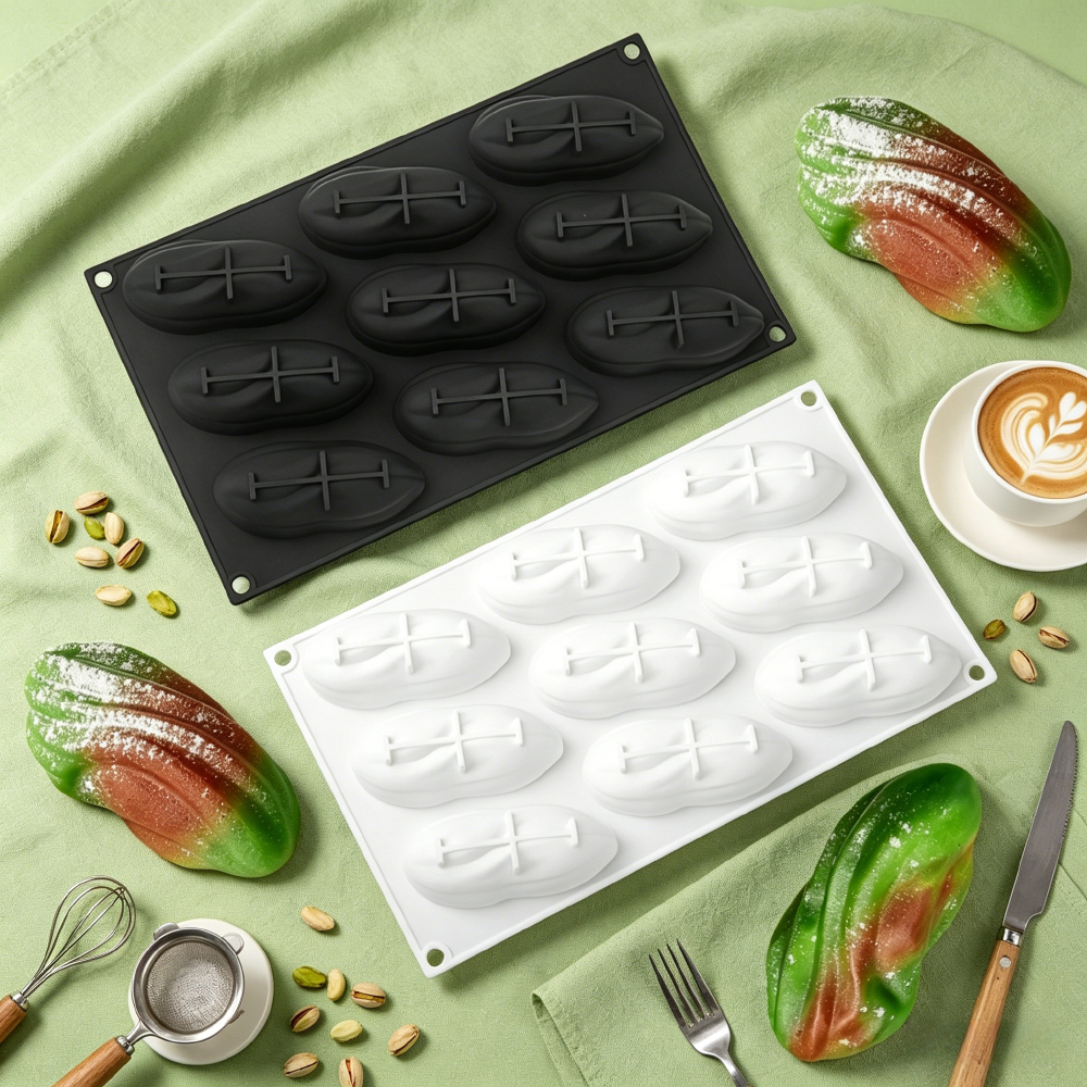 4 or 9-Cavity Pistachio Silico - Soap Making Material reseña y precio