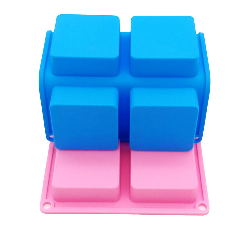 Square Soap Molds 6-Cavity Non - Soap Mold Silicone Loaf reseña y precio