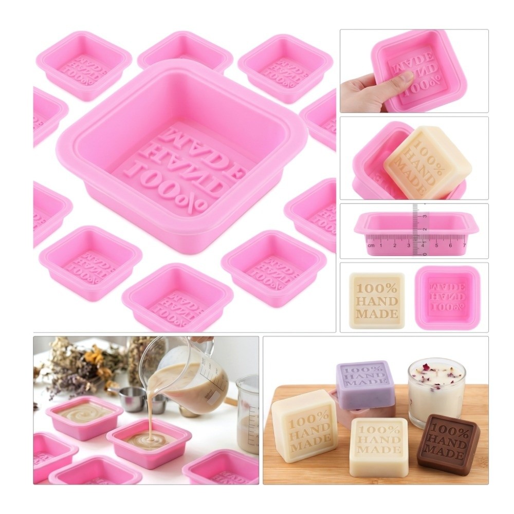 25PCS Silicone Silicone Soap M - Soap Making Cold Process reseña y precio