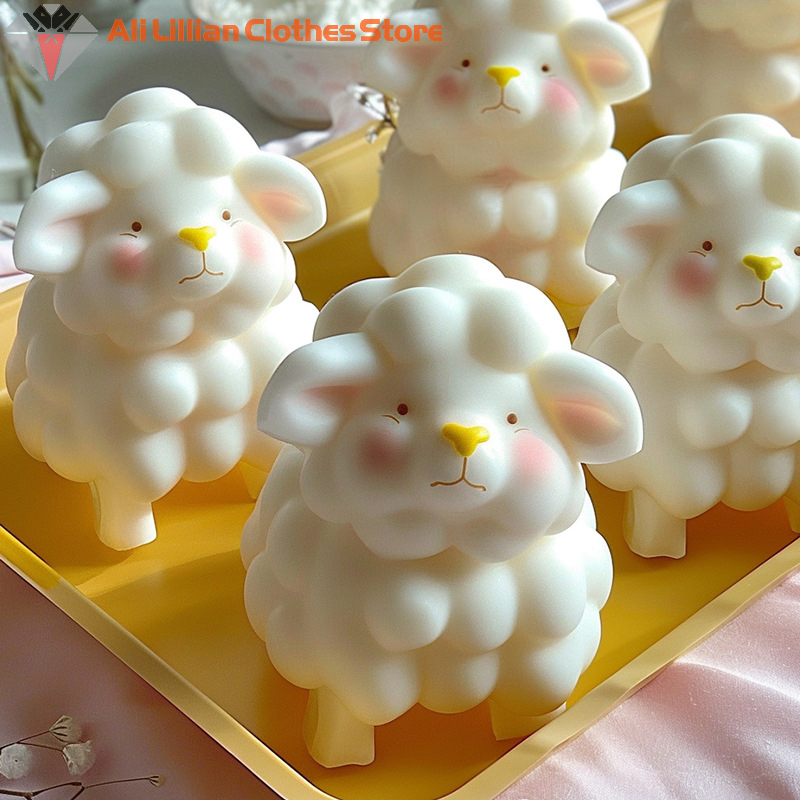 3D Sheep Shape Jelly Mold Kitc - Soap Mold Silicone Loaf reseña y precio