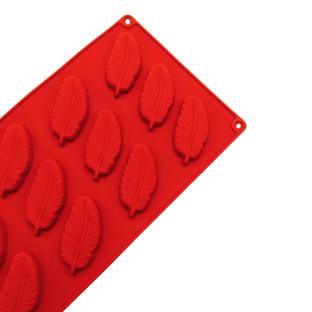 Hot Selling 12 Hole Feather Sh - Soap Mold Silicone Loaf reseña y precio