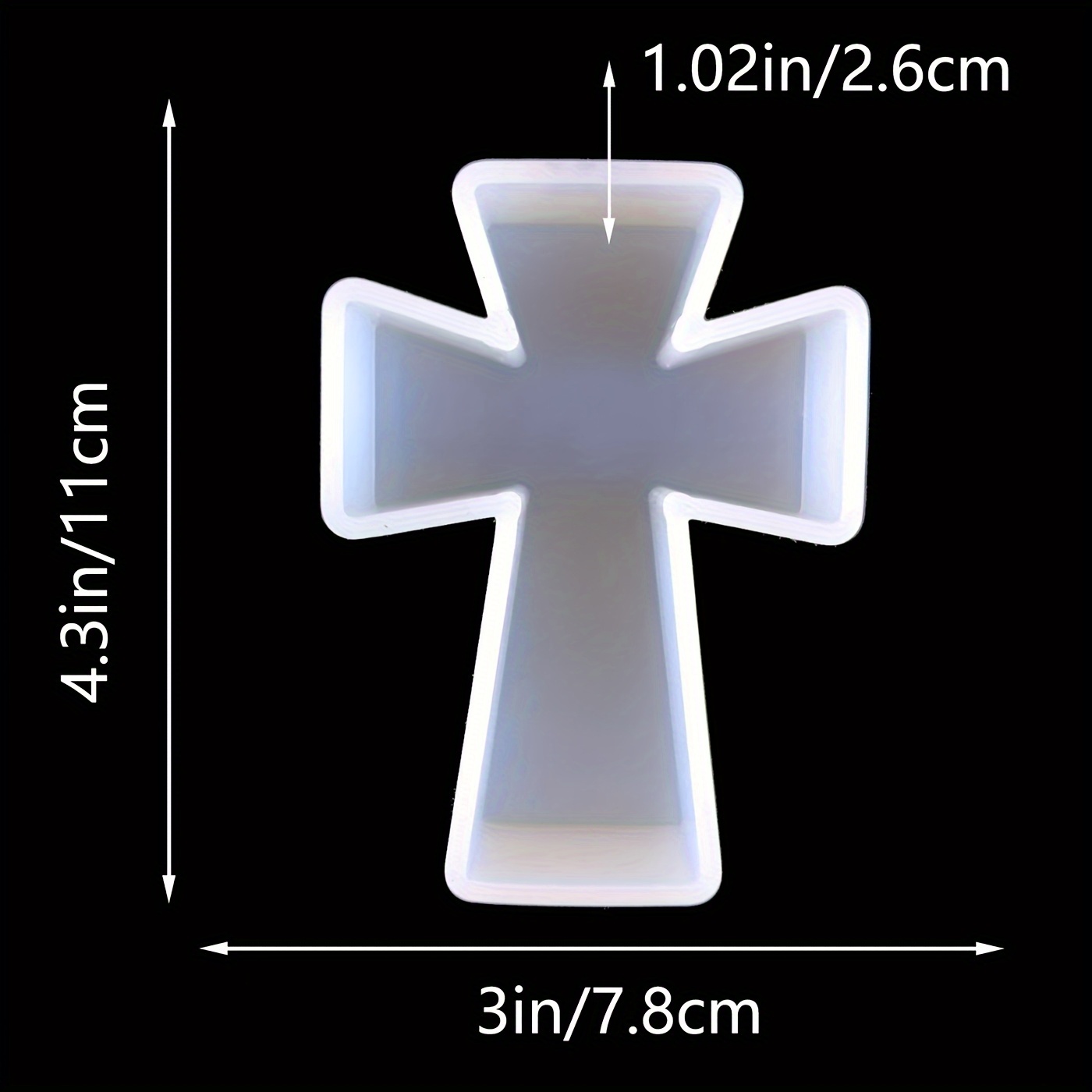 Silicone Mold Blessing Cross D - Soap Making Raw Material reseña y precio