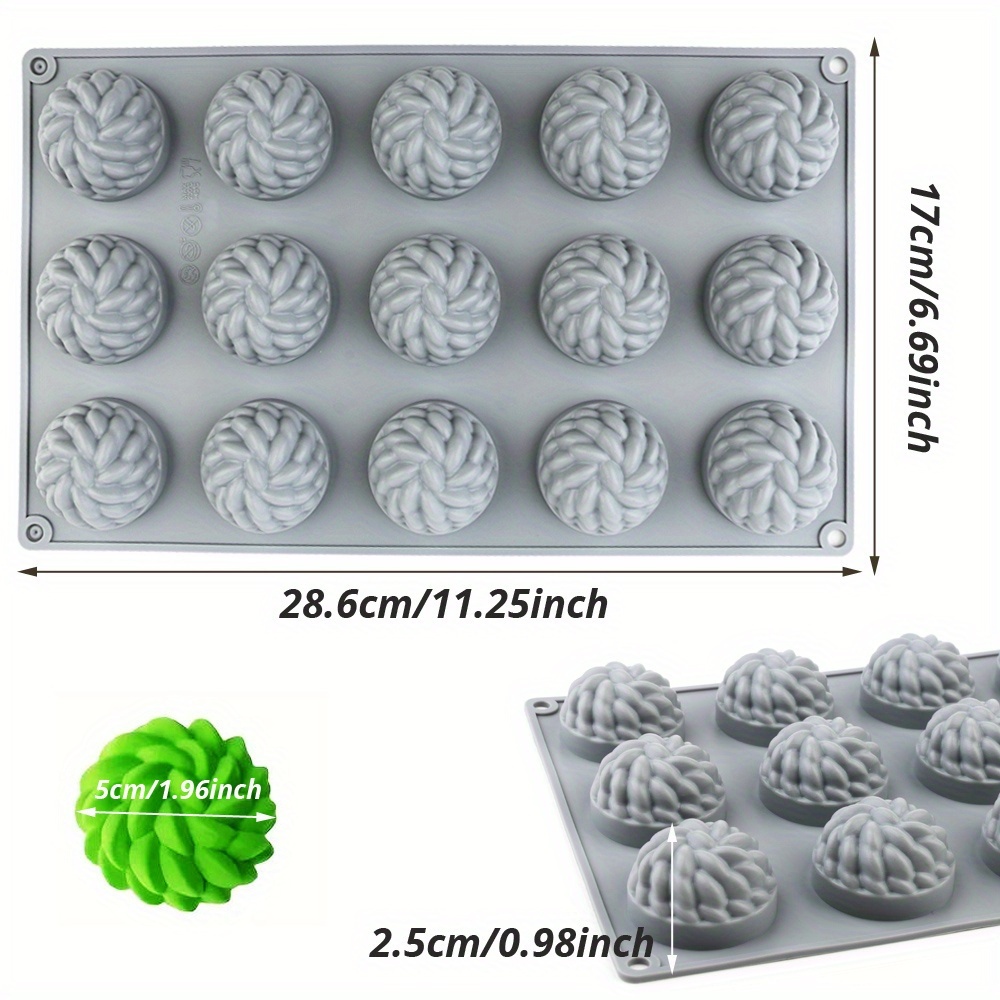 1Pc Cake Mold Santa Ana Floral - Soap Making Raw Material reseña y precio