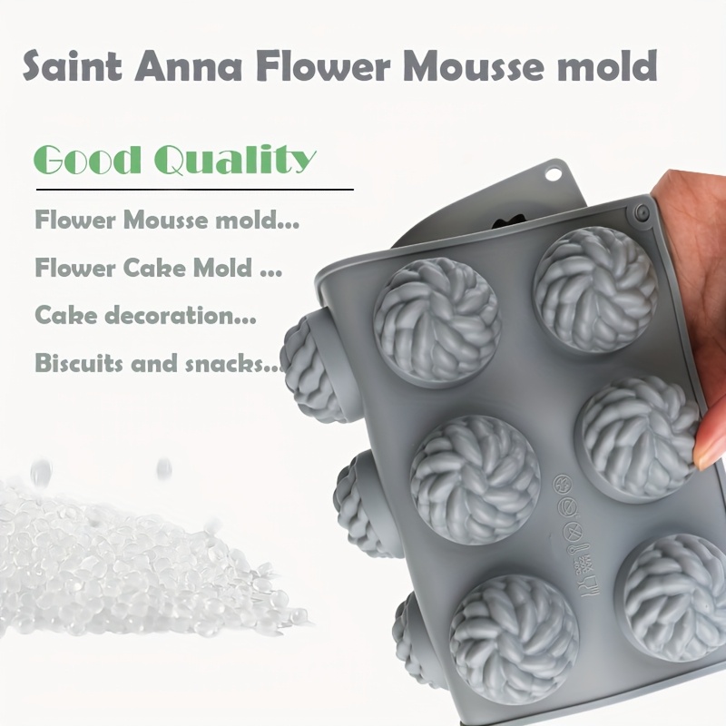 1Pc Cake Mold Santa Ana Floral - Soap Making Raw Material reseña y precio