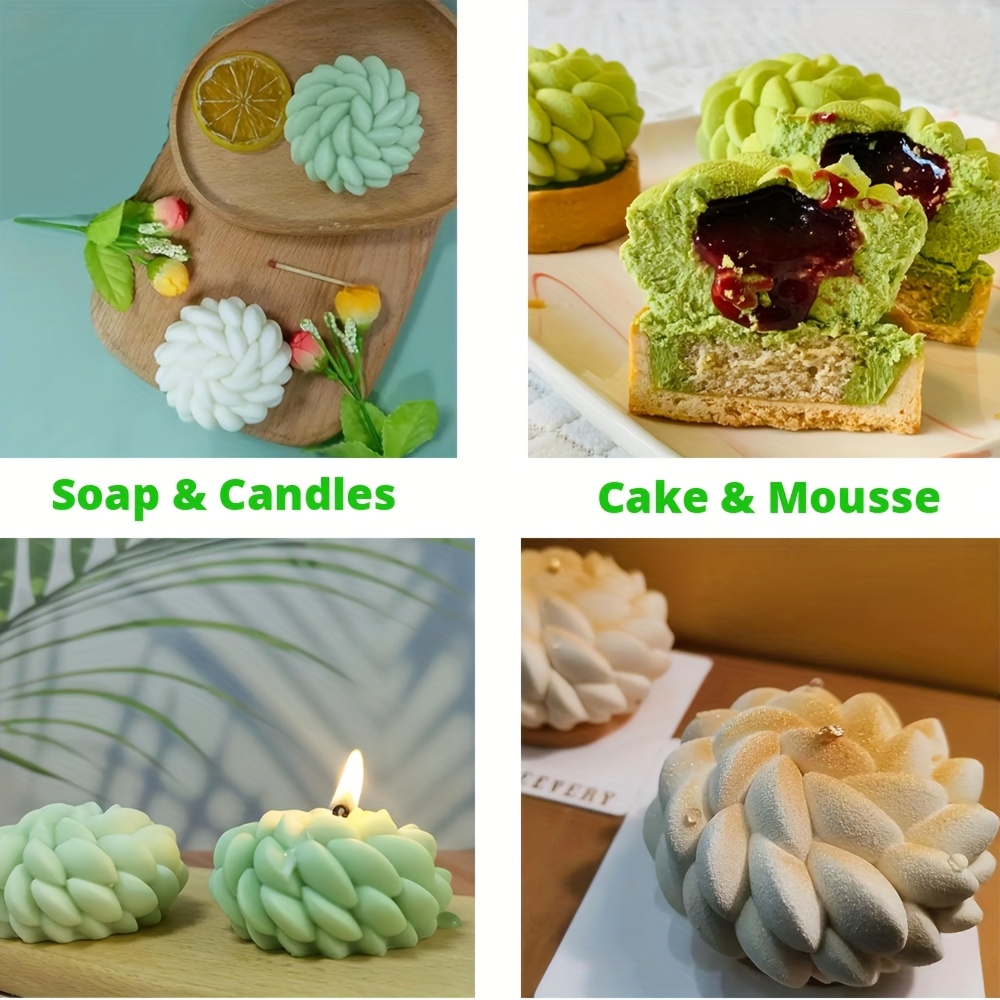 1Pc Cake Mold Santa Ana Floral - Soap Making Raw Material reseña y precio