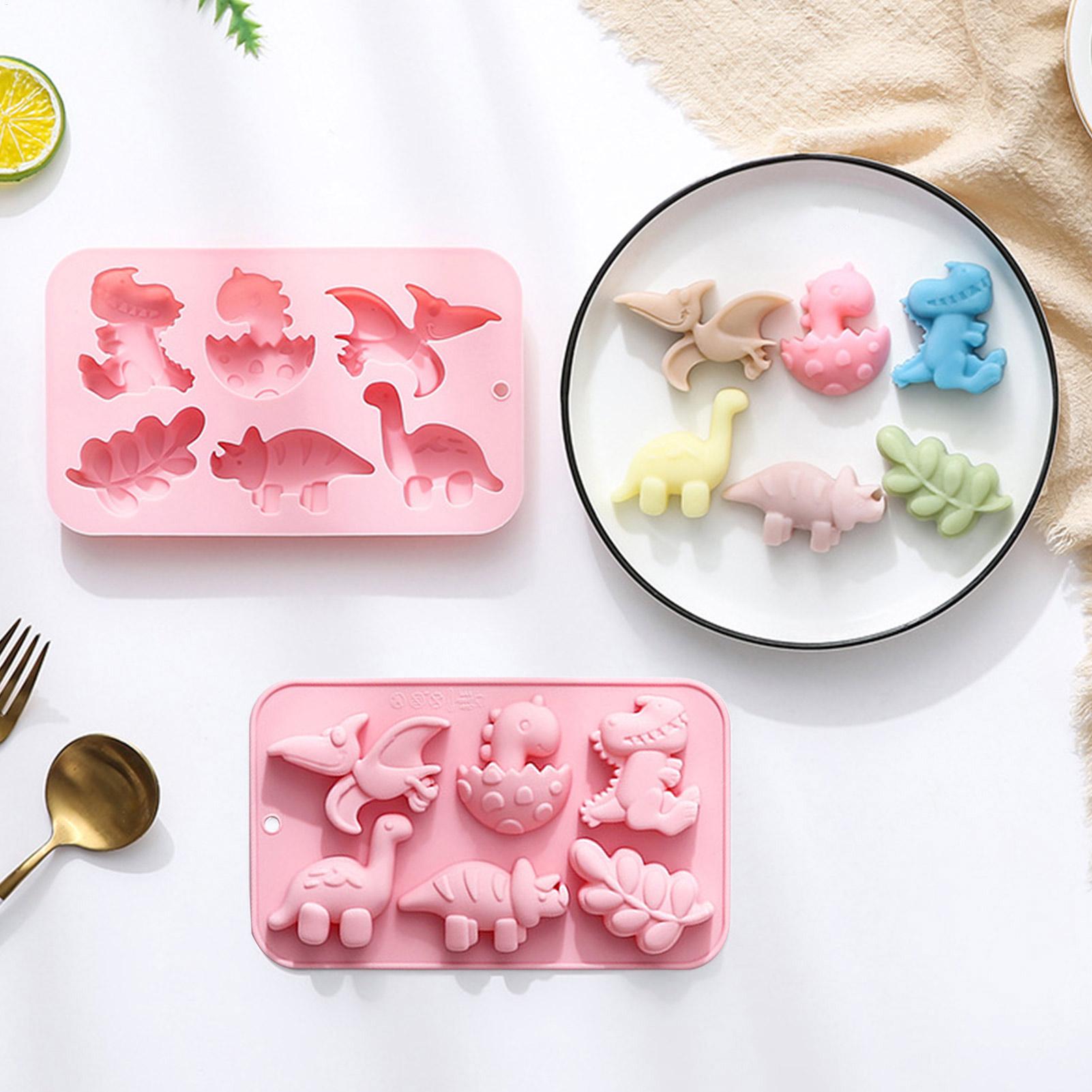 Silicone 6 Cavities Dinosaur J - Soap Making Material reseña y precio