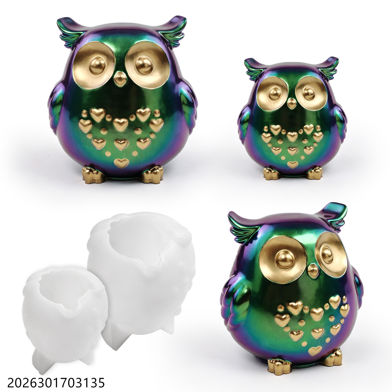 Owl Silicone Mold 3D Bird Shap - Soap Making Material reseña y precio