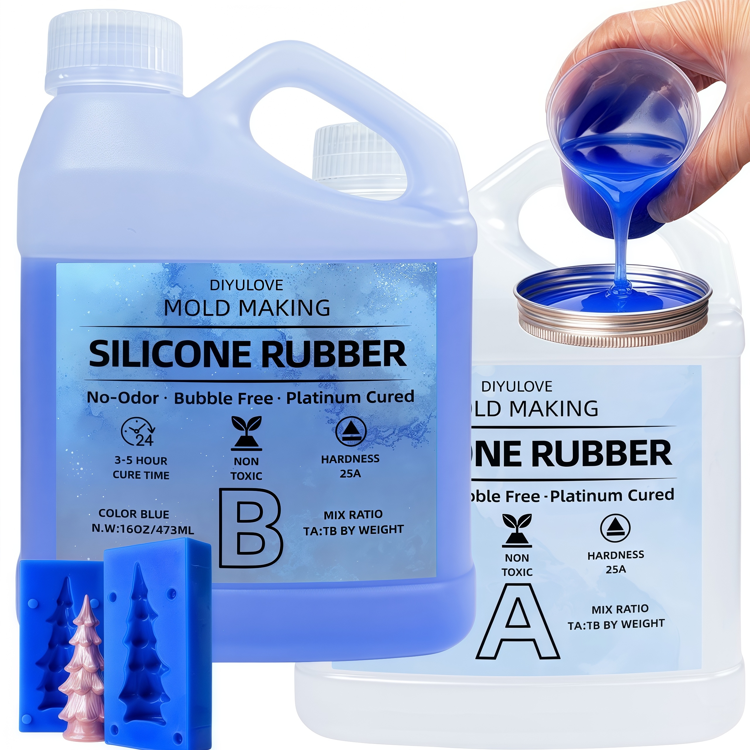 32oz High-Performance Silicone - Soap Making Material reseña y precio