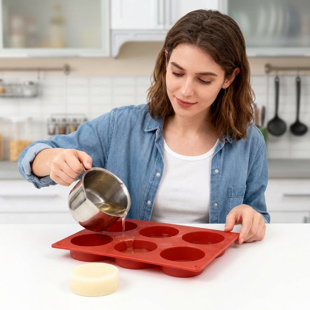 Round Silicone Soap Mold DIY H - Soap Mold Silicone Loaf reseña y precio