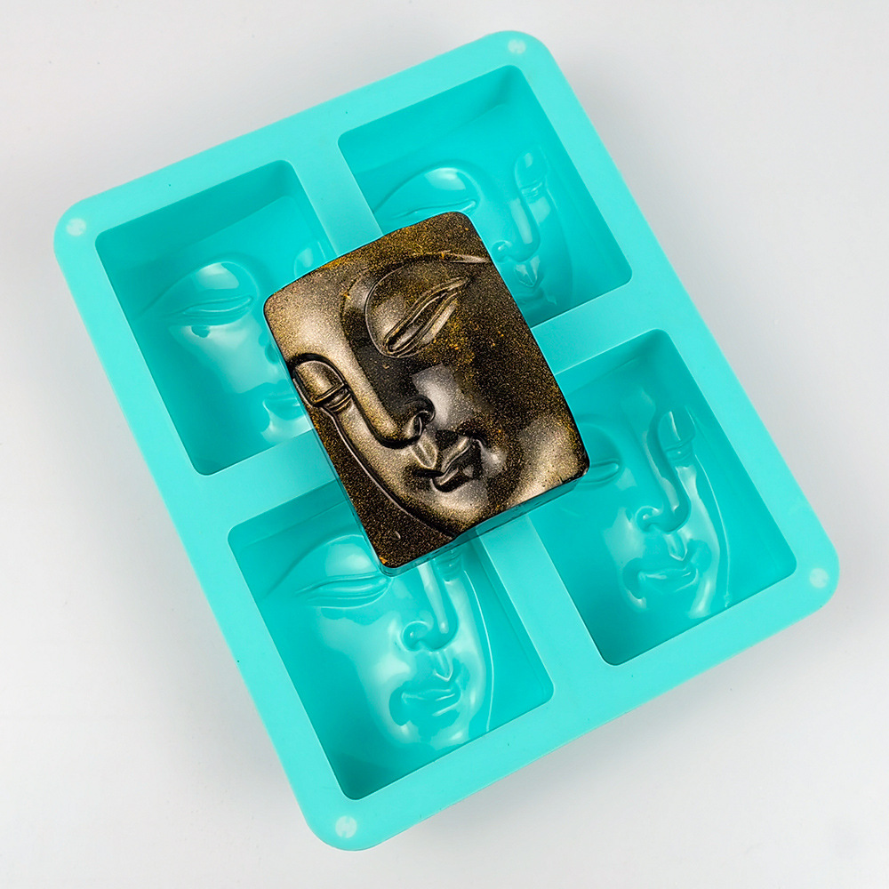4 Holes Religious Portrait Soa - Soap Mold Silicone Loaf reseña y precio